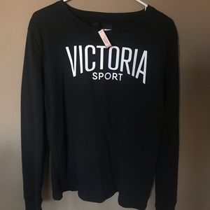 Black VS Sport Crew Neck